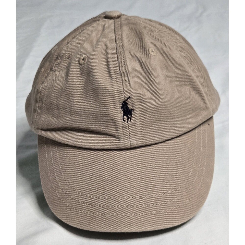 Polo Ralph Lauren Children 2T - 4T Baseball Cap Tan Y2K Pony Logo